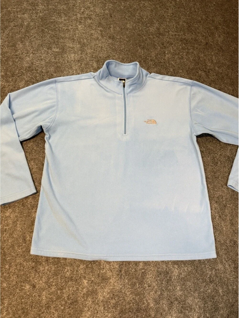 The North Face Men’s M Blue Fleece 1/4 Zip Pullover Jacket ALOD Outdoor